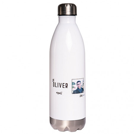 Bouteille thermos blanc