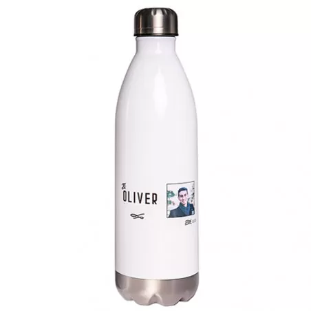 Bouteille thermos blanc