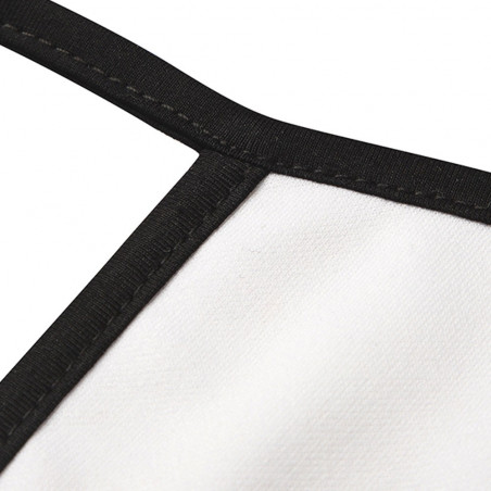 Masque visage tissu noir photo Masque visage tissu noir photo