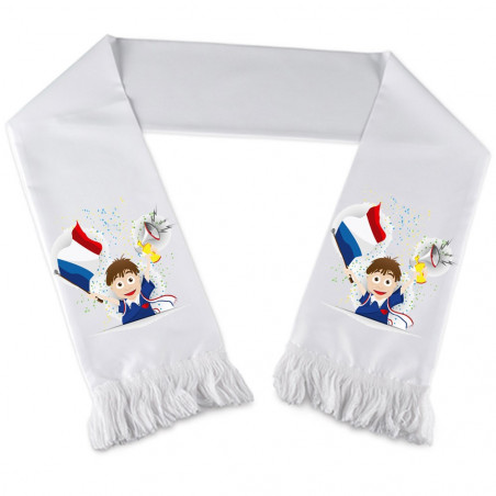 echarpe personnalisée blanche echarpe personnalisée blanche