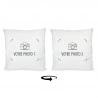 Housse coussin personnalisée
