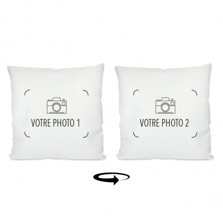 Coussin 2 photos