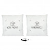 Coussin 2 photos