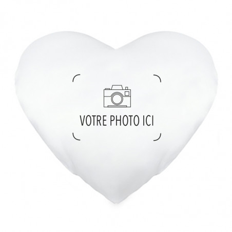 Coussin cœur personnalisable Coussin cœur personnalisable