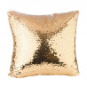 Coussin brillant doré