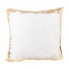 Coussin brillant doré