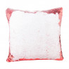 Coussin sequin rouge