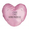 Coussin rose paillette photo