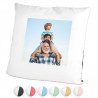 Coussin bicolore photo