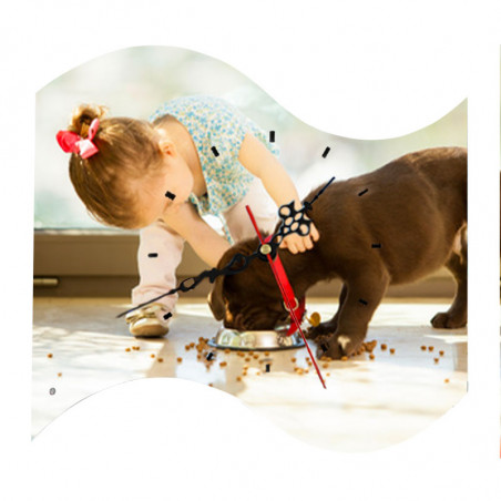 Horloge vague photo Horloge vague photo