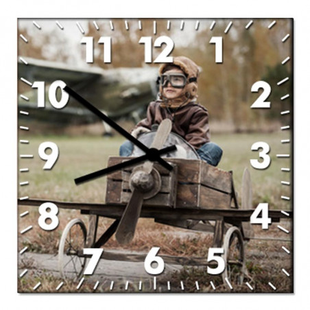 Horloge bois personnalisée Horloge bois personnalisée