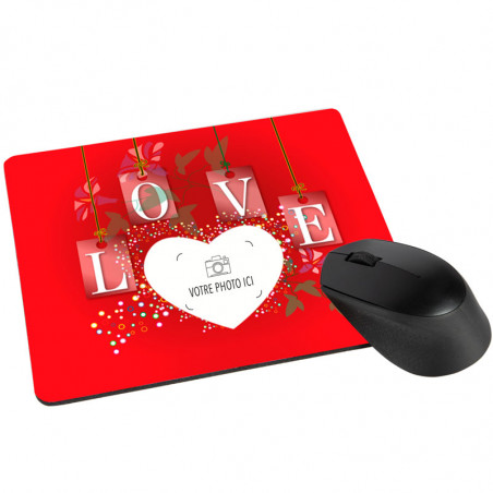 Tapis souris personnalisé Love