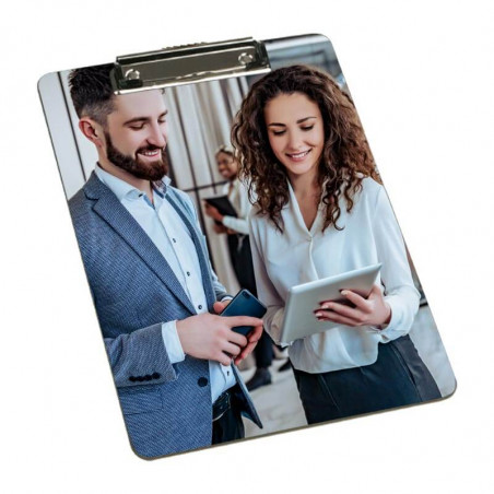 Porte document rigide avec pince et photo Porte document rigide avec pince et photo