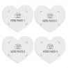 Lot 4 magnets cœur