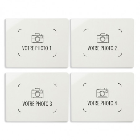 Lot 4 magnets rectangles