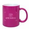 Mug magique rose personnalisable