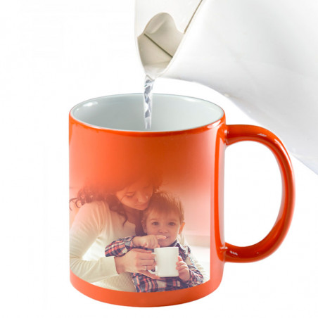 Tasse à café glacée de fleur de naissance personnalisée, verre de