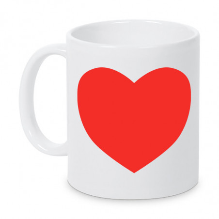 Mug coeur effet magique