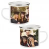 Mug blanc en email