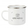 Mug blanc en email