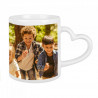 Mug anse cœur photo