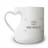 Mug cœur total personnalisé