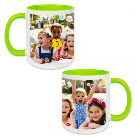 Mug coloré vert clair