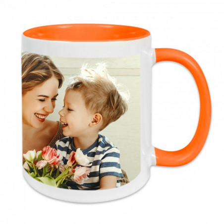 Mug orange personnalisé Mug orange personnalisé
