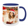 Mug bleu foncé photo