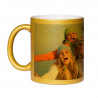 Mug personnalisé photo couleur or