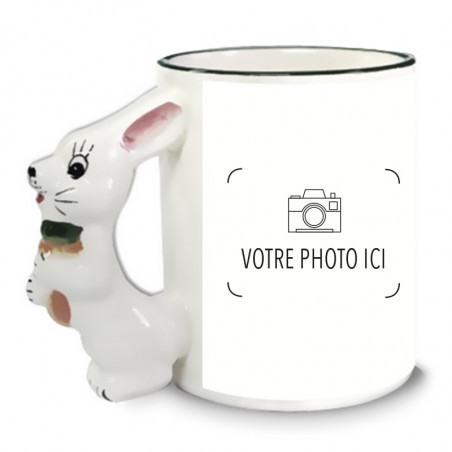 Tasse original anse lapin