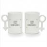 Mug duo couple personnalisé