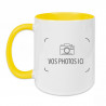 Mug jaune pele mele