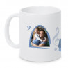 Mug photo blanc motif maison original