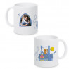 Mug photo blanc motif maison original