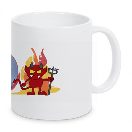 Mug blanc petit diable Mug blanc petit diable