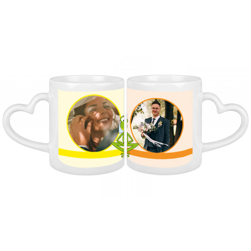 Duo mugs photos mariage