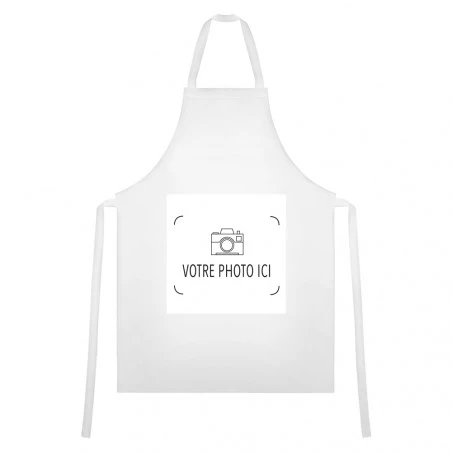 Tablier blanc de cuisine photo