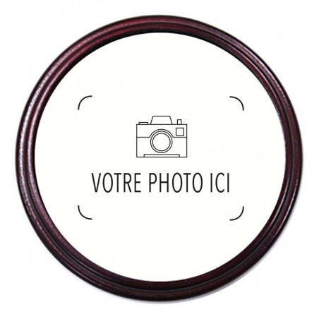 Dessous verre bords bois photo