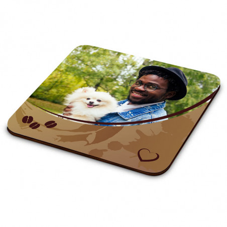 Sous verre carré original photo Sous verre carré original photo