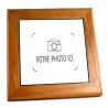 Dessous de plat bois clair avec photo