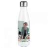 Bouteille thermos blanc photo