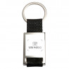 Porte clef tissu noir photo