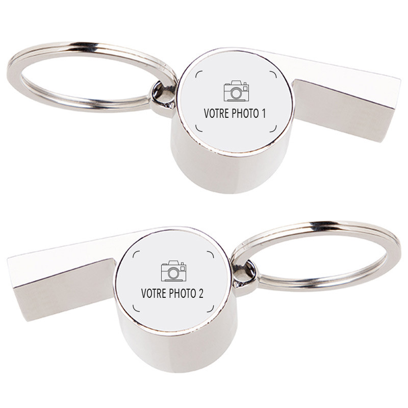 Porte-clés EDC De Survie – Sifflet Et Ouvre-boîte – Bleu – AB AtelierBarra