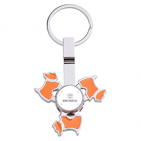 Fidget spinner porte clé chien personnalisé Fidget spinner porte clé chien personnalisé