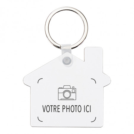 Porte clef maison unique photo