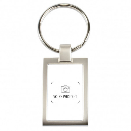 Porte clef rectangle personnalisable