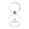 Porte clef boussole personnalisable