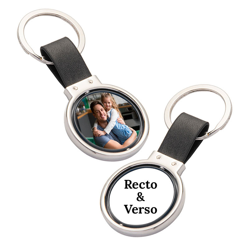 Porte-clés en cristal rotatif double face pour clés de voiture - Cadeau  souvenir : : Cuisine et Maison