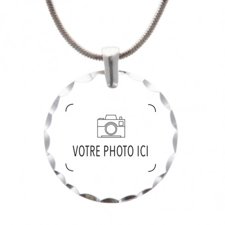 Collier rond personnalisé photo Collier rond personnalisé photo